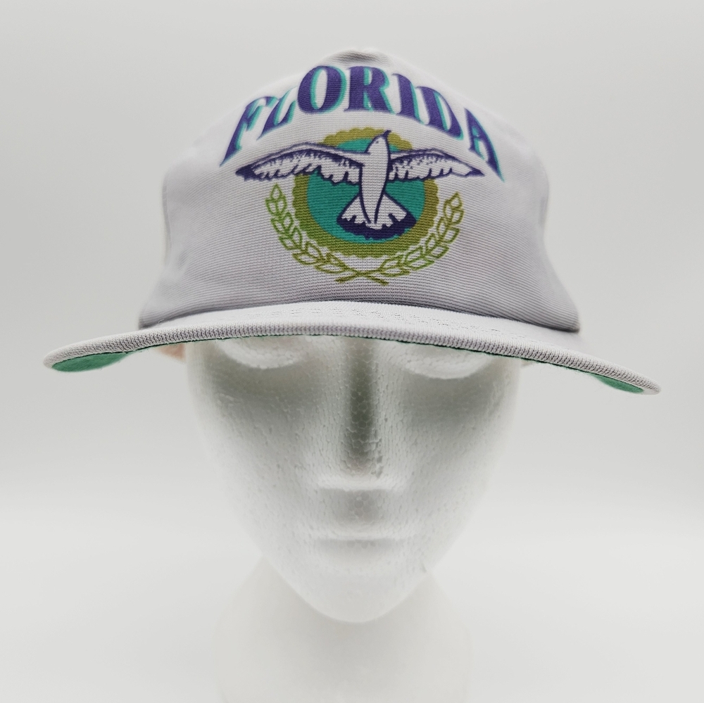 VINTAGE | New Era Florida mesh trucker snapback cap hat